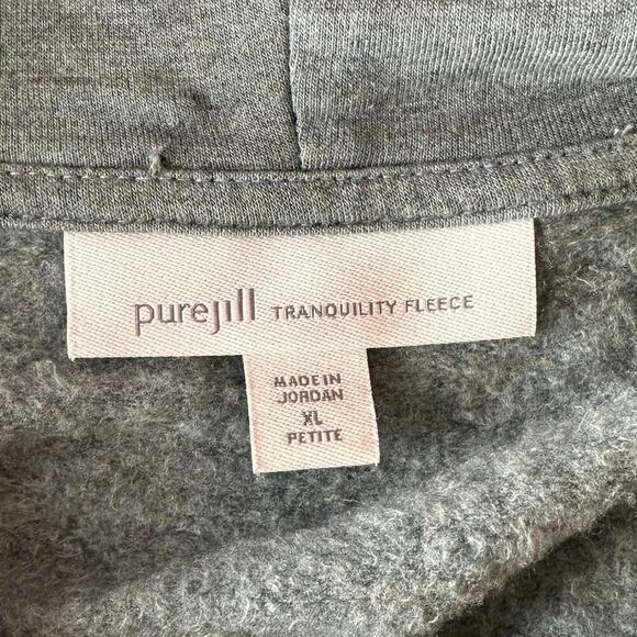 J.Jill PureJill Tranquility Fleece Mock Neck Tunic Size XL Comfort Mature Fall - Picture 5 of 8